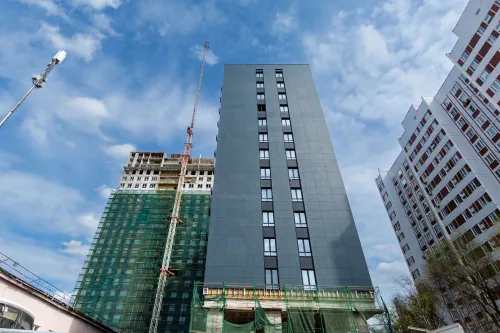 На площадке «Октябрьская 98» завершаются монолитные работы