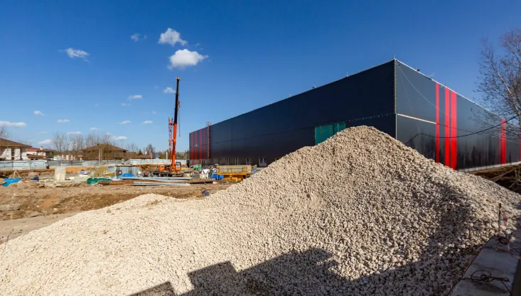 В Молжаниновском районе Москвы полным ходом идёт строительство технопарка